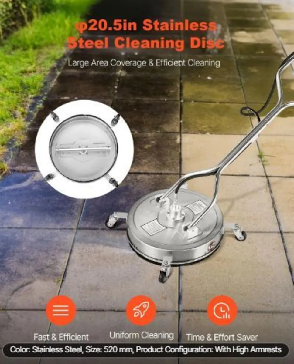 20" Pressure Washer Surface Cleaner - Image 3