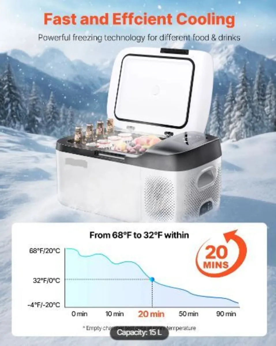 Car Refrigerator, DC 12/24V AC100-240V - Image 4