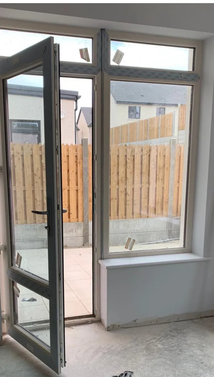 Exterior glass door
