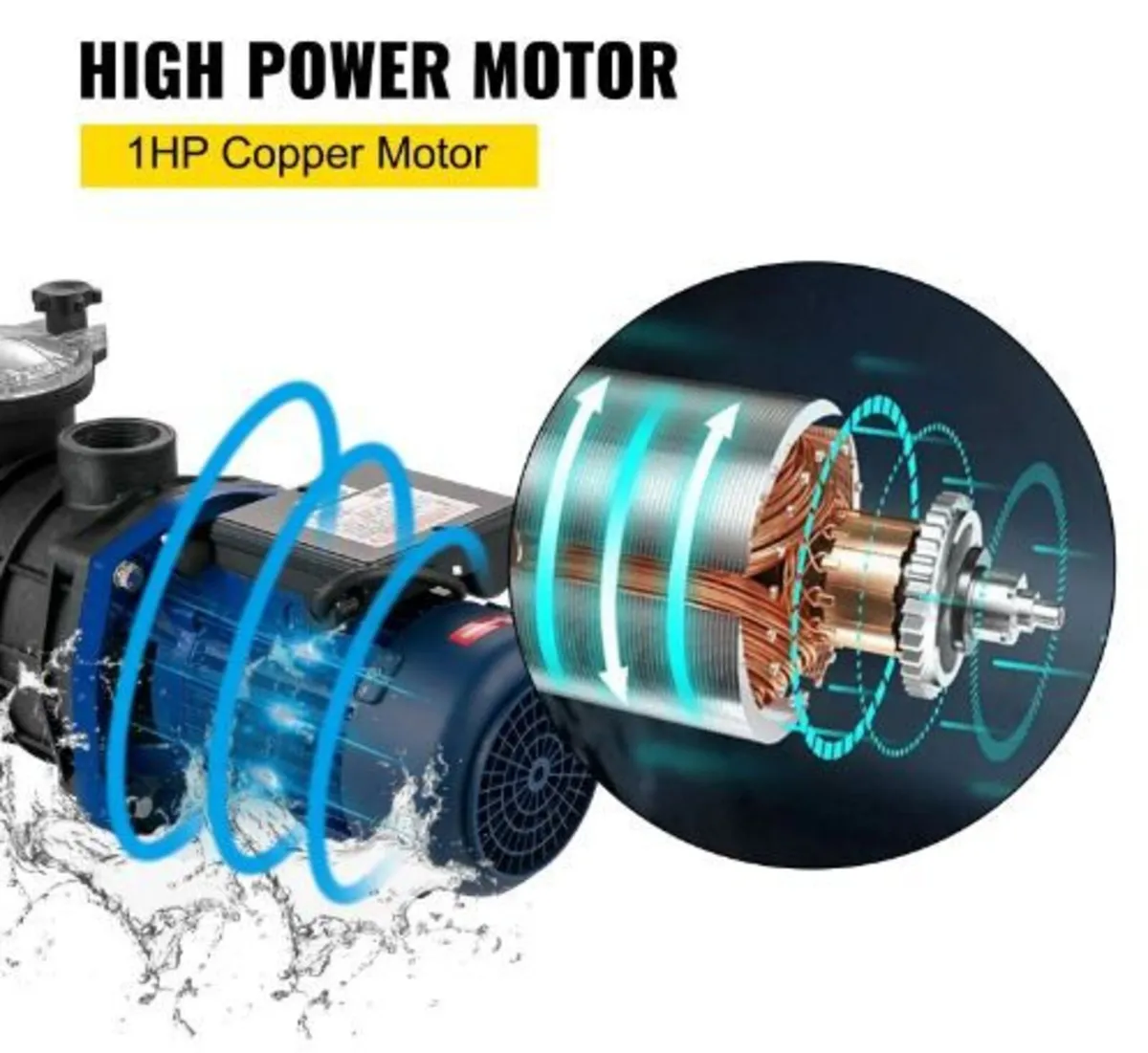 750 W(1 HP) Pool Pump - Image 4