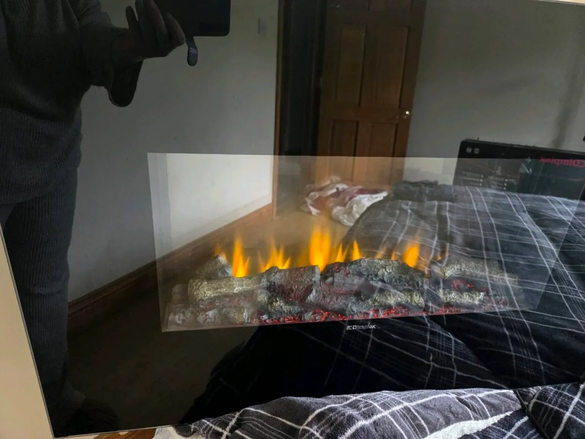 Duplex wall mounted fireplace - Image 2