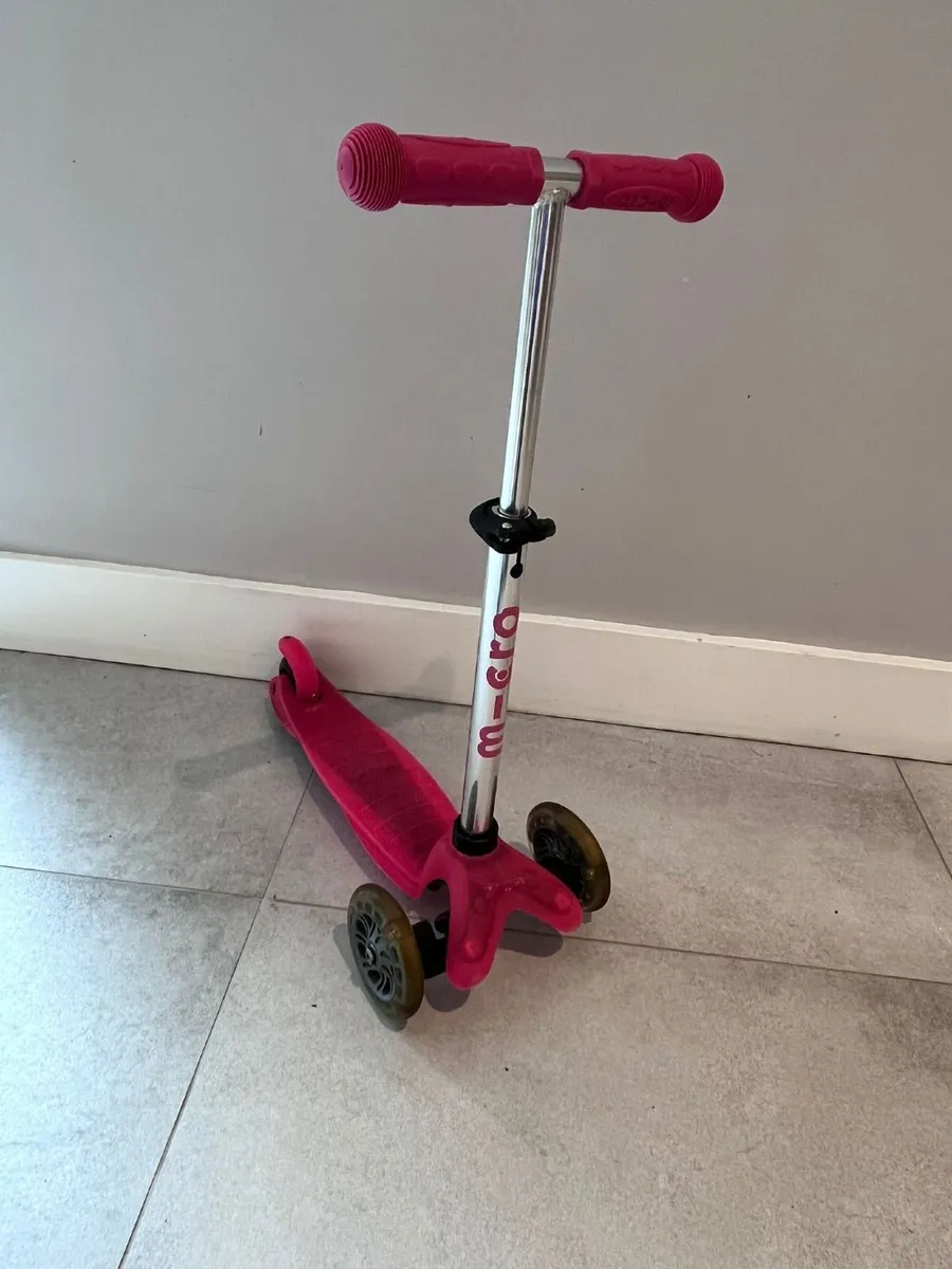 Pink Mini Micro Scooter 12months to Age 5 - Image 1
