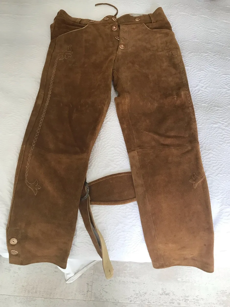 Full length genuine Lederhosen - Image 4