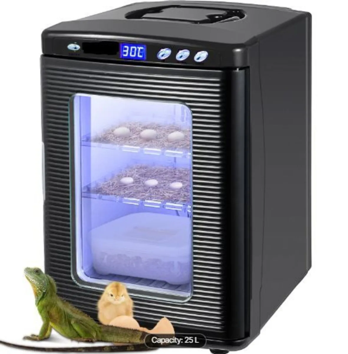 Black Reptile Incubator 25L - Image 1
