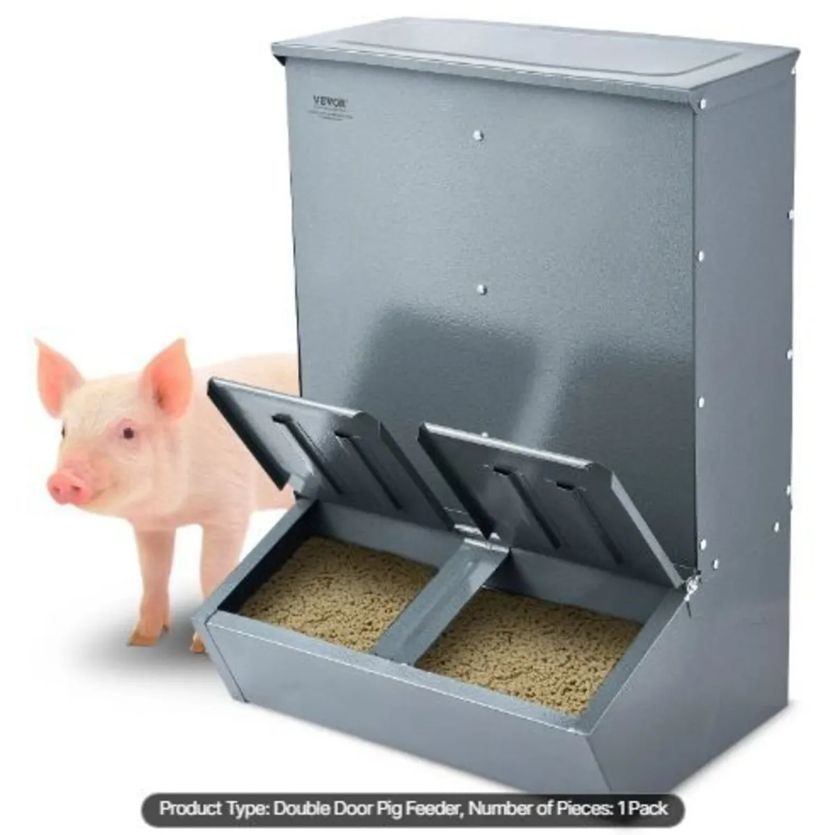 Hog Feeder, 3.7 Bushel Capacity - Image 4