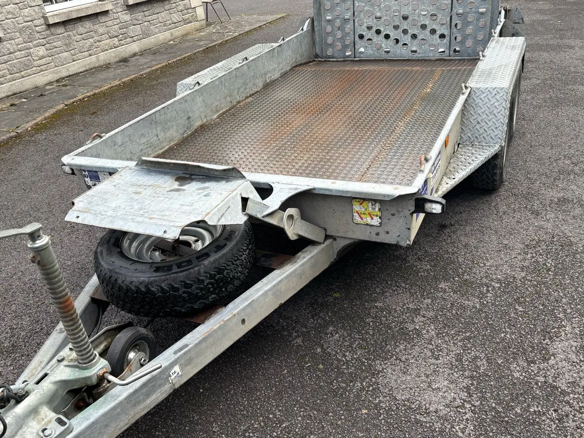 Ivor Williams plant trailer - Image 1