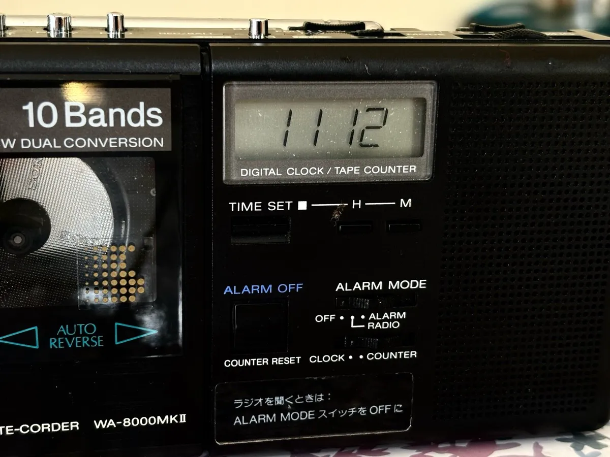 Sony Wa-8000 m2 mini boombox (rare) - Image 2