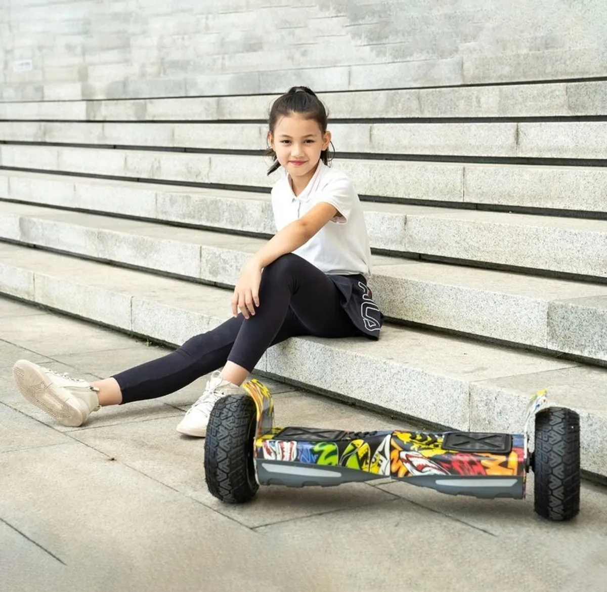 Off road hoverboard hip-hop 8.5 inch  Bluetooth - Image 4