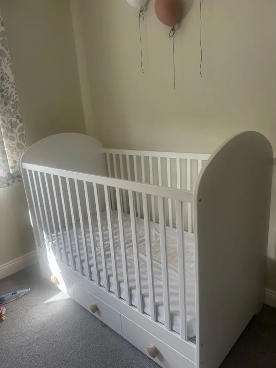 ikea cot & toddler bed - Image 1