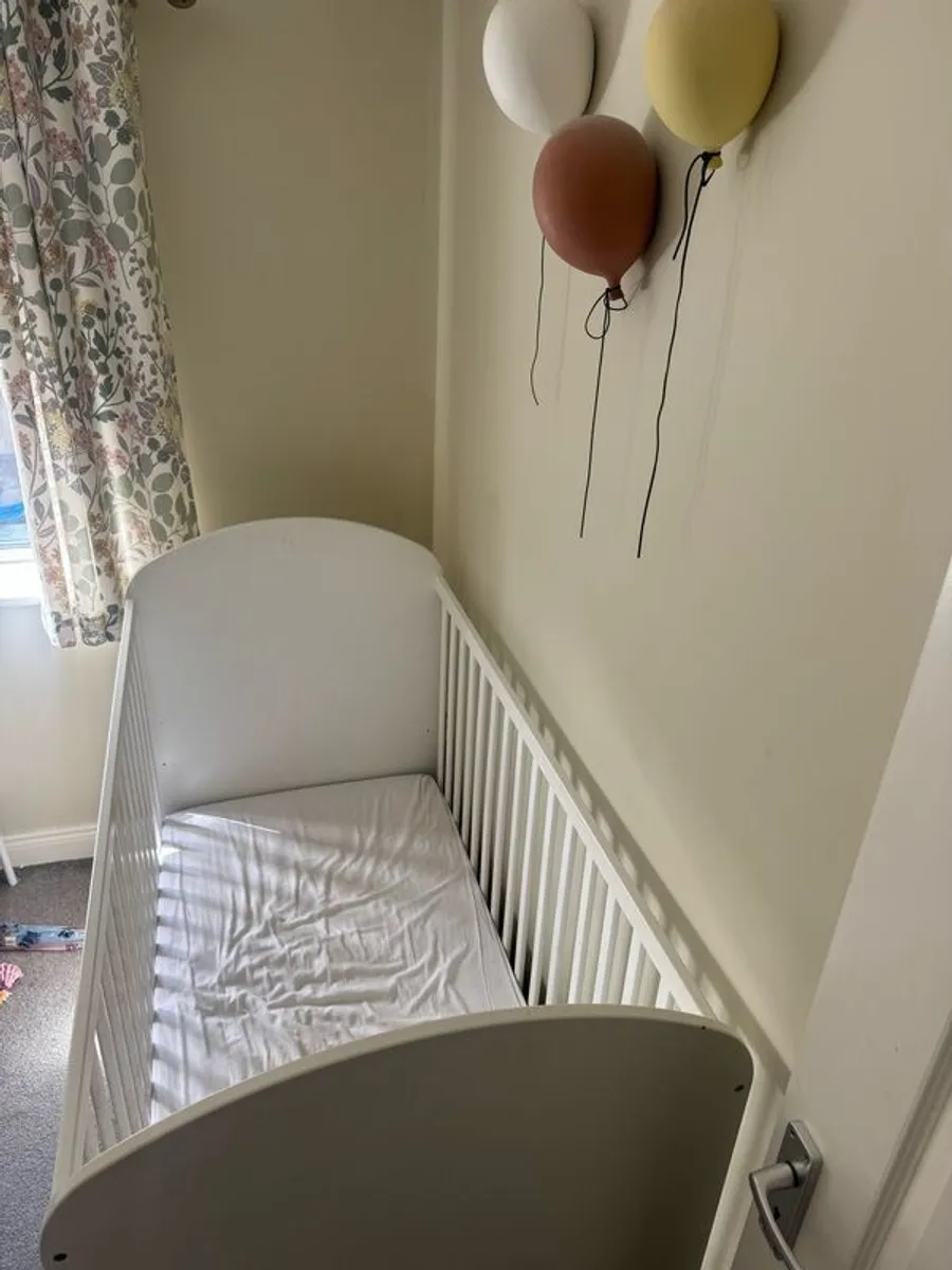 ikea cot & toddler bed - Image 2