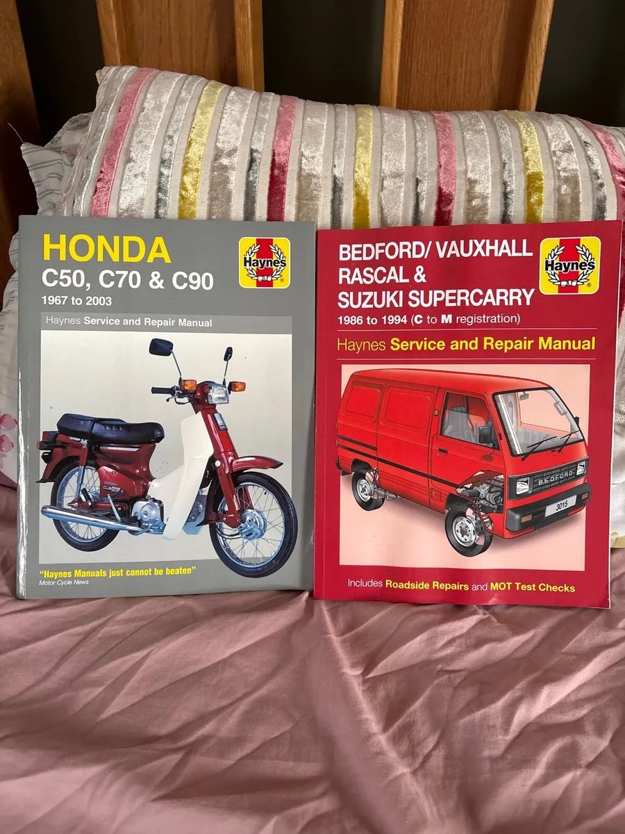 Haynes manuals Honda/bedford/suzuki