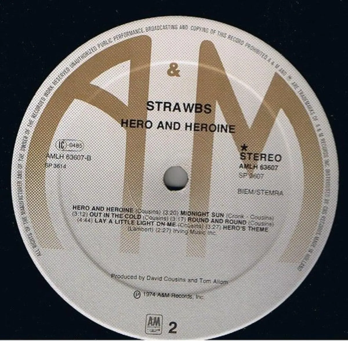 Strawbs - Hero And Heroine Vinyl LP - Image 3
