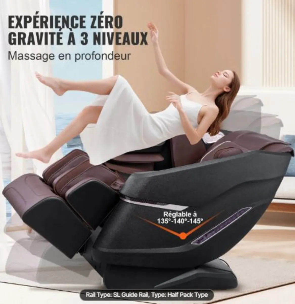 Full Body Massage Chair, SL-Track Zero Gravity - Image 2