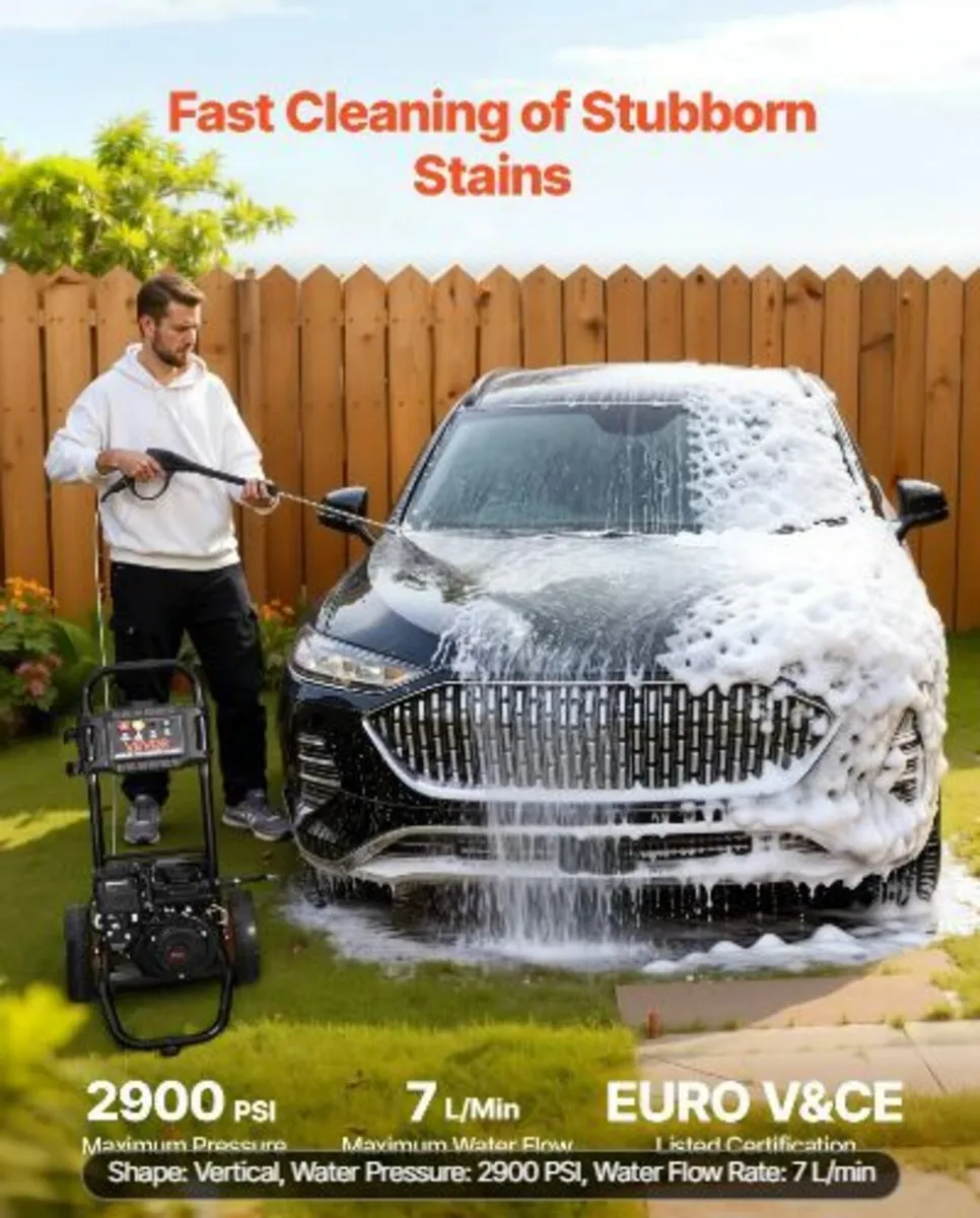 Gas Pressure Washer 2900 PSI and Max 7 L/min, - Image 3