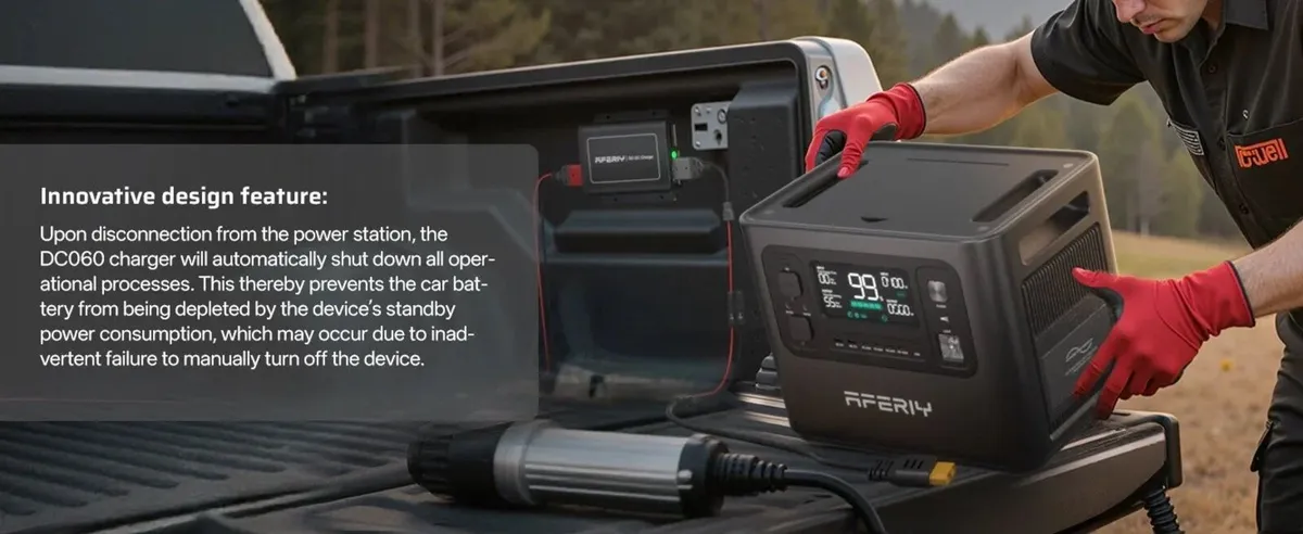 580w AFERIY Fast Car charger for power stations - Image 4