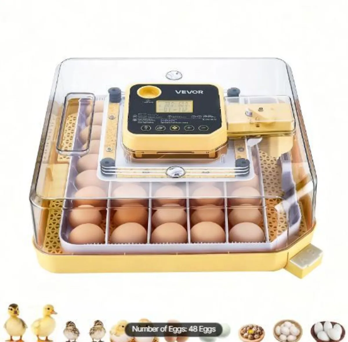 48 Egg Incubator, Automatic Egg Turner - Image 1