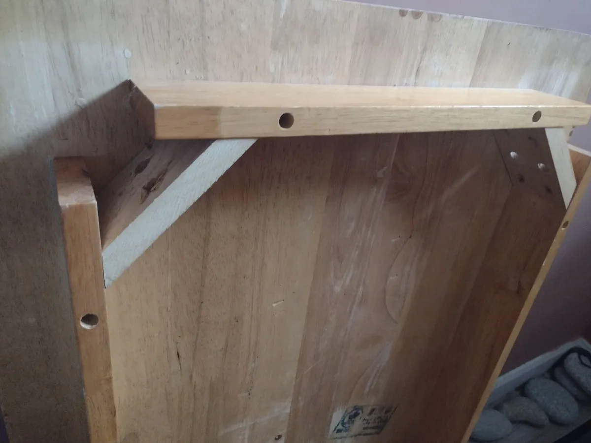 Very heavy solid Oak table top or coffee table - Image 3
