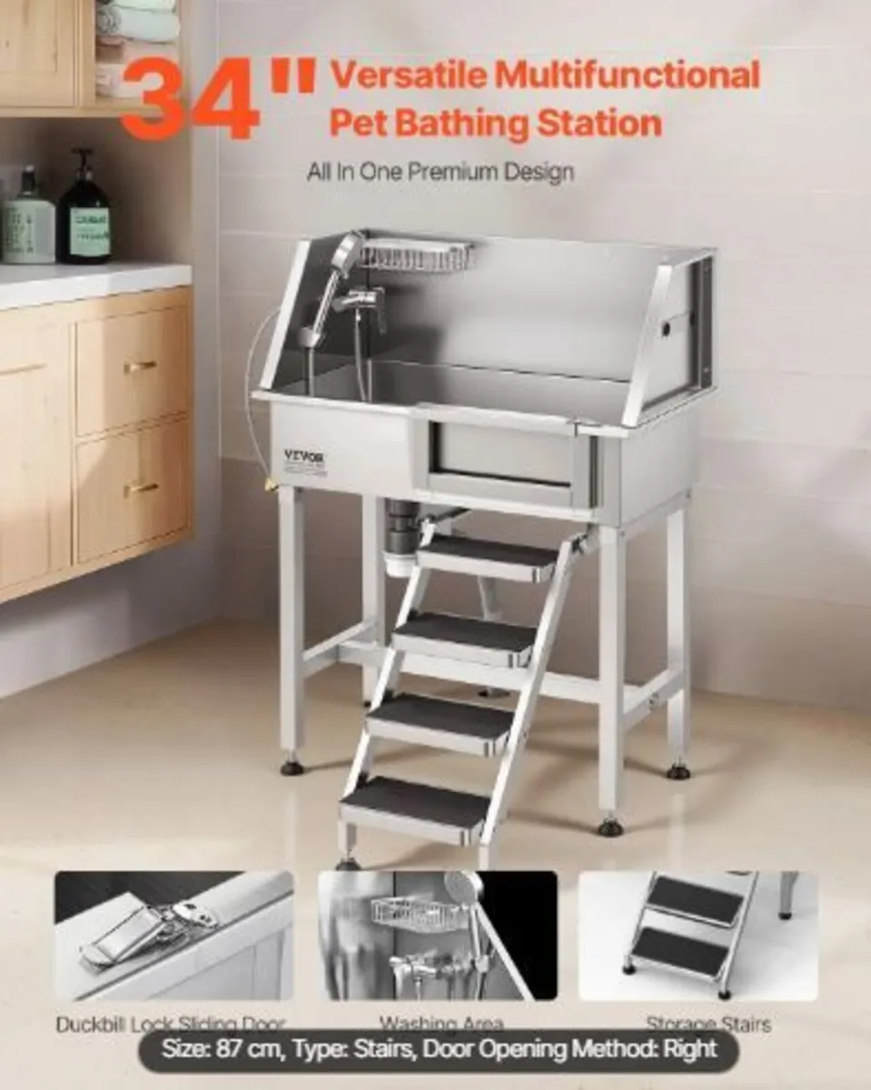 86.4 cm Dog Washing Station - Image 3