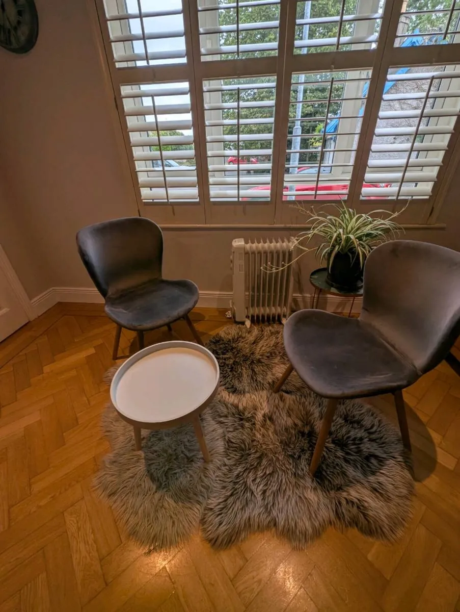 IKEA Chairs x2  Side table and Rugs - Image 1