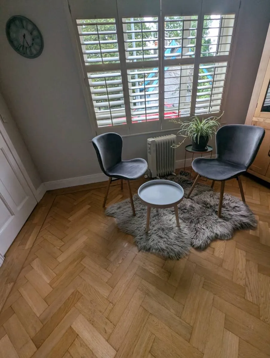 IKEA Chairs x2  Side table and Rugs - Image 2