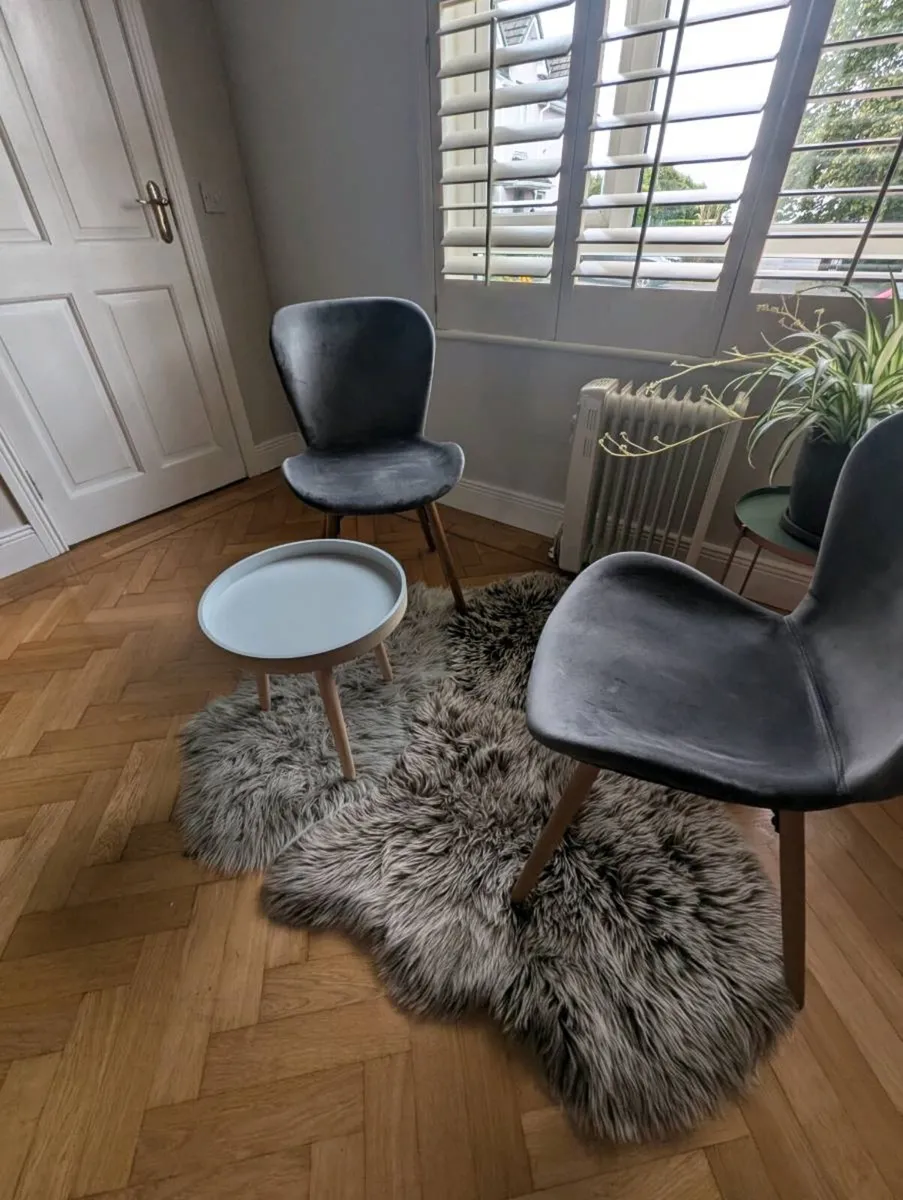 IKEA Chairs x2  Side table and Rugs - Image 3