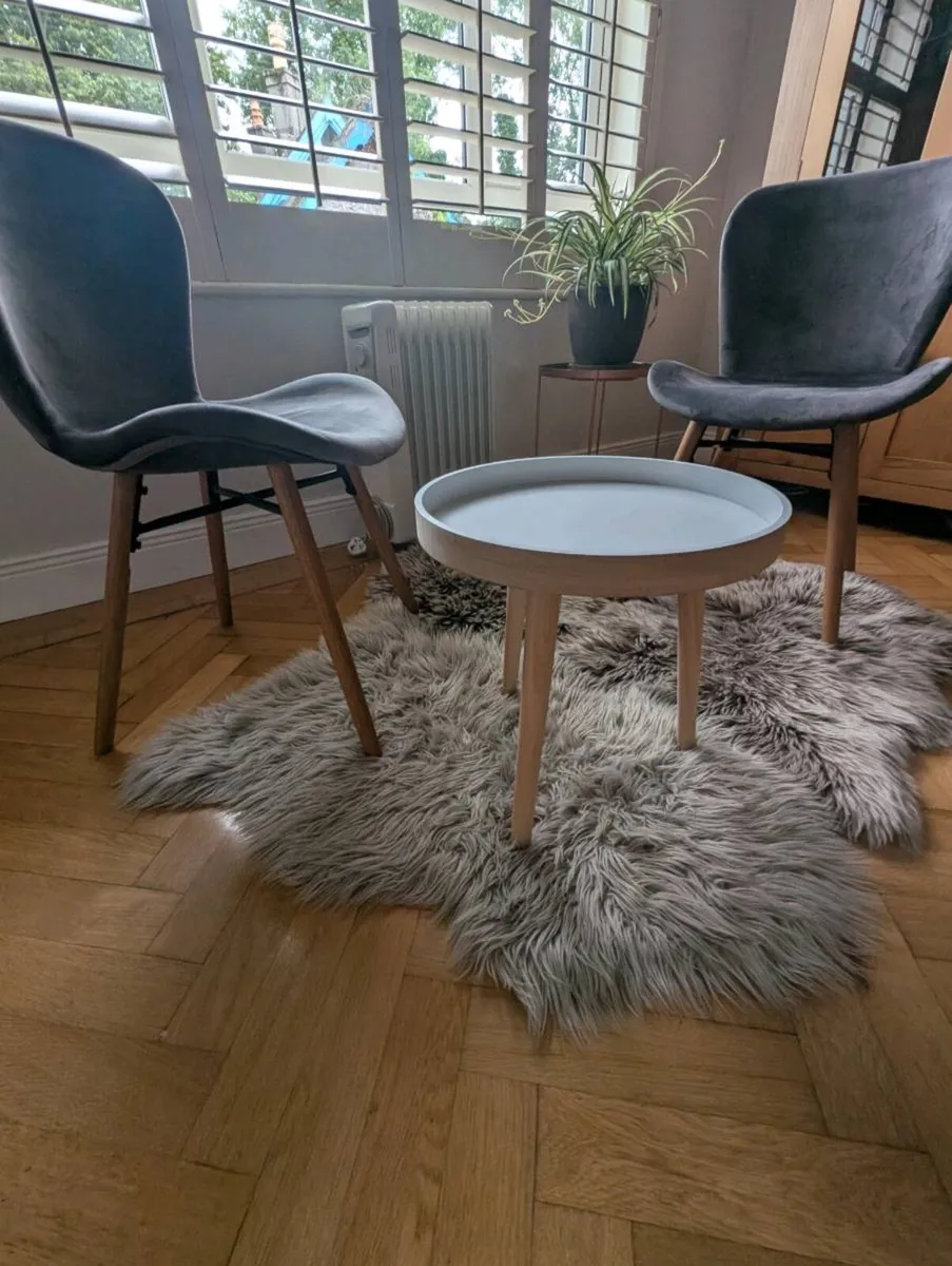 IKEA Chairs x2  Side table and Rugs - Image 4