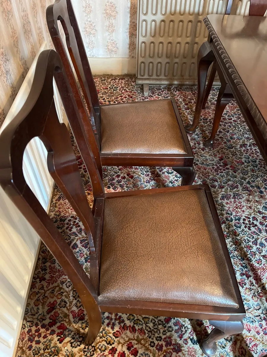 Dining room table and chairs, seats 6 - Image 4