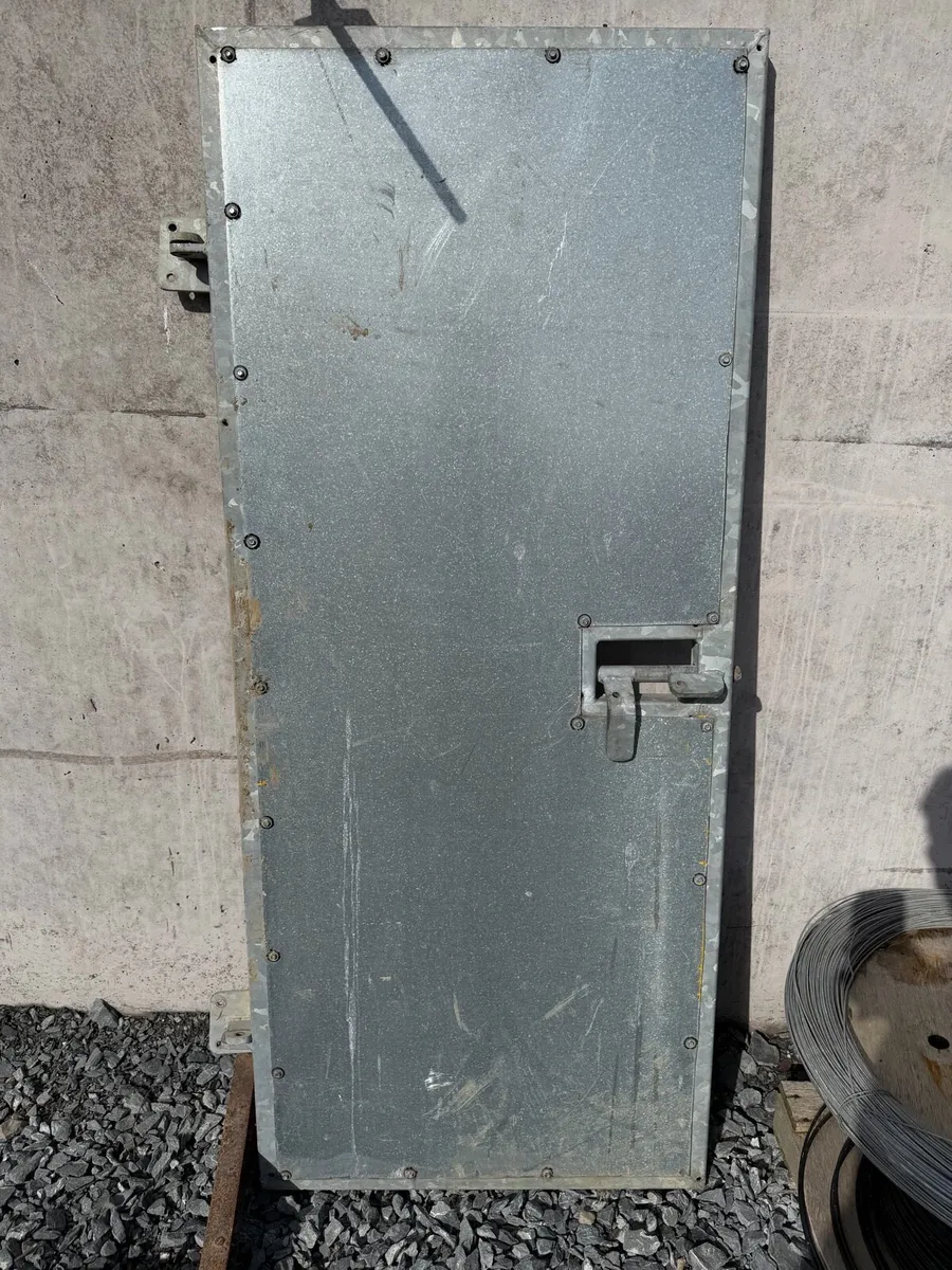 Galvanised Steel security door - Image 1