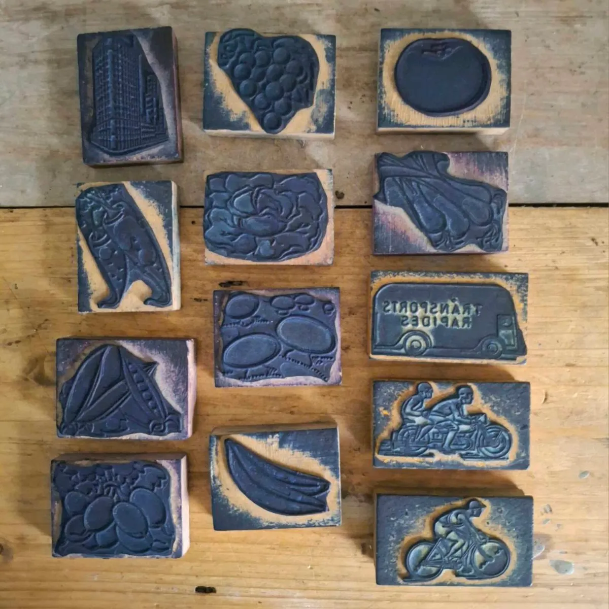 1960s French Printing Blocks - Image 1