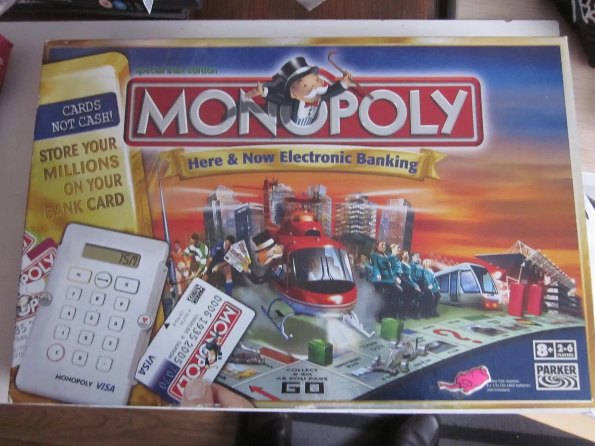 Monopoly Here/Now Electronic Banking Game Irish - Image 1