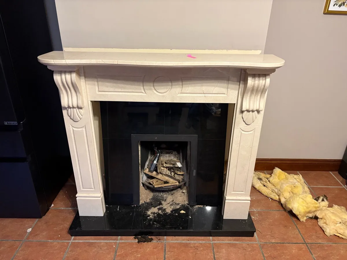 Marble fireplace - Image 1