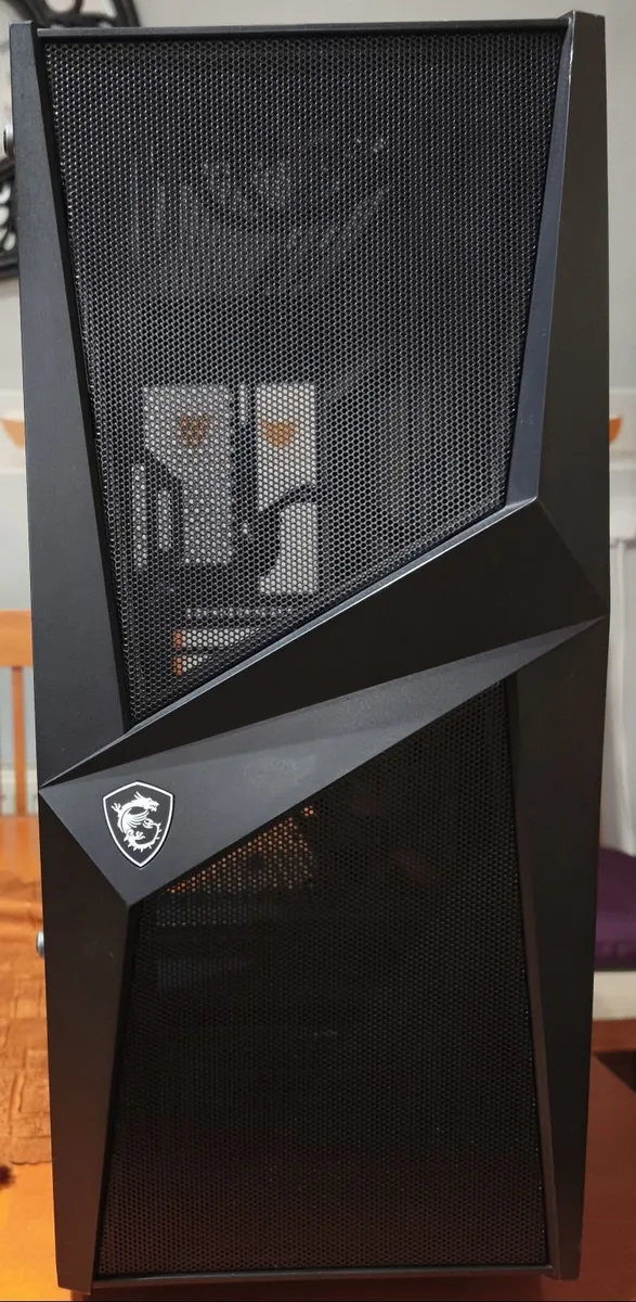 MSI MAG ATX PC Case Tempered Glass - Image 1