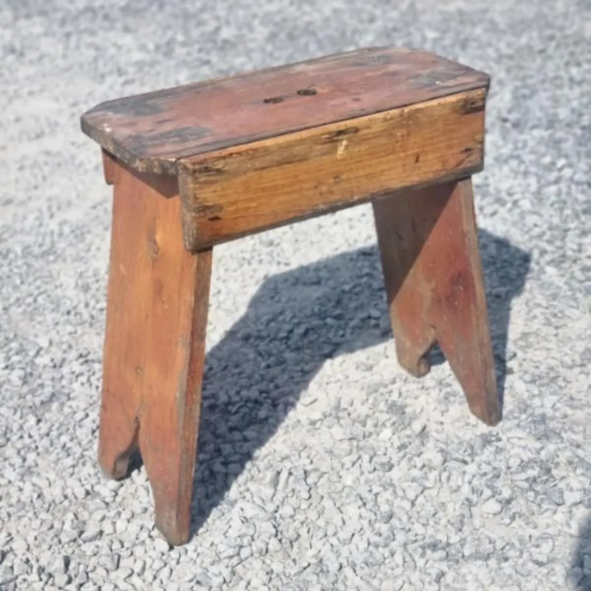 Wooden Footstool Small KAS1308 - Image 1