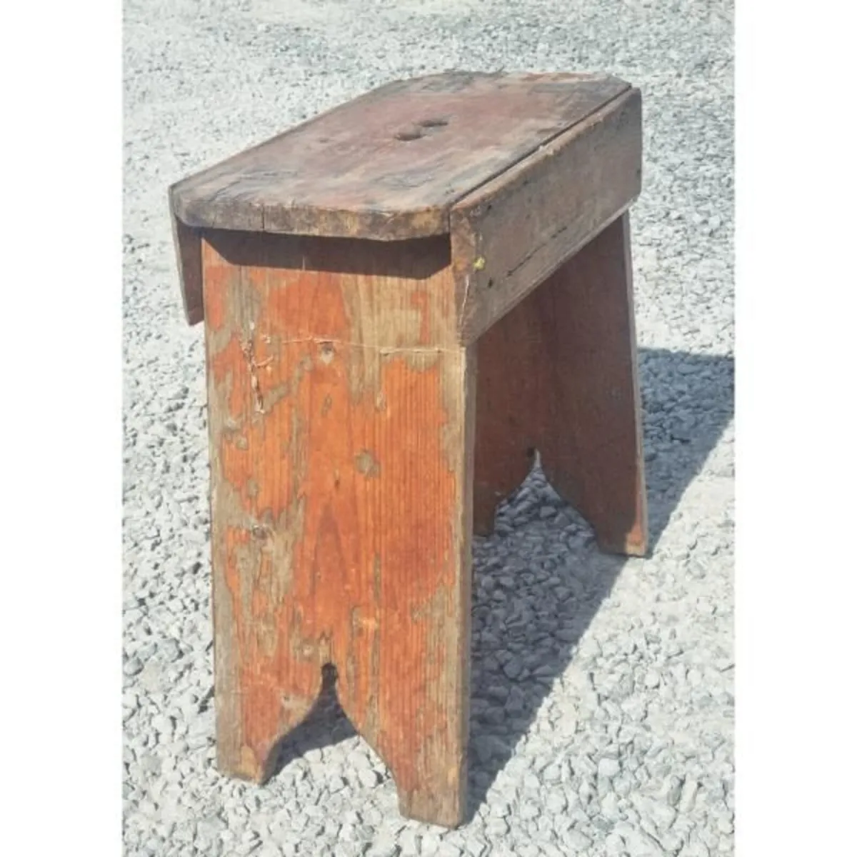 Wooden Footstool Small KAS1308 - Image 2