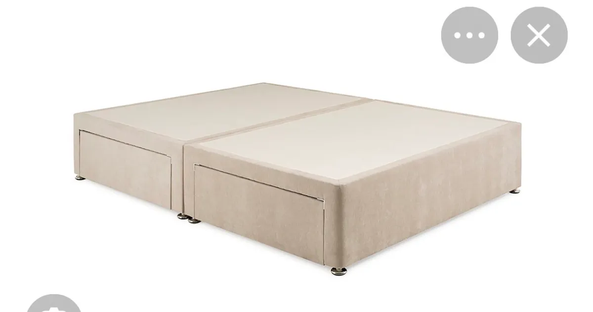 King size bed and king koil mattress - Image 2