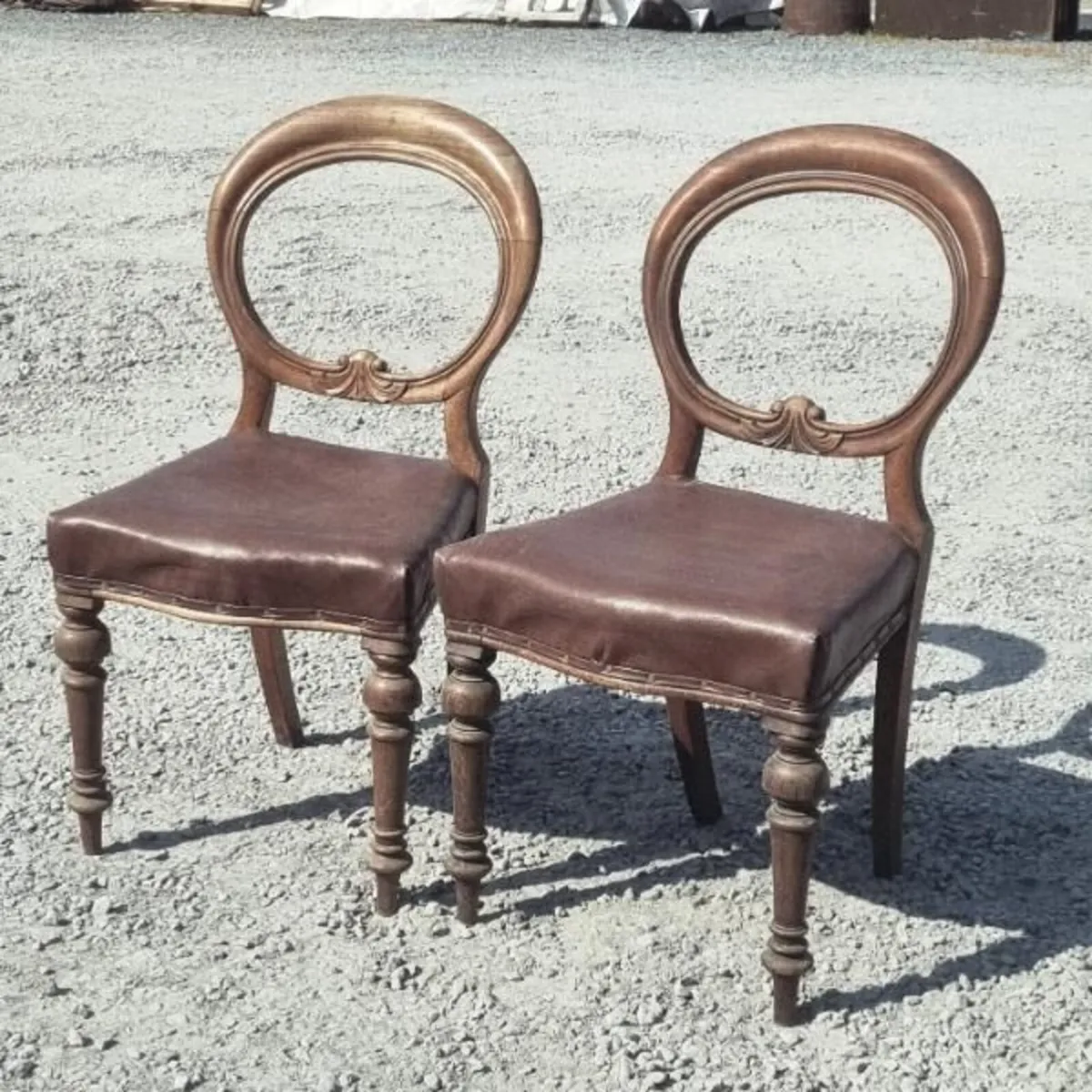 Balloon Back Chairs Pair KAS1307 - Image 4