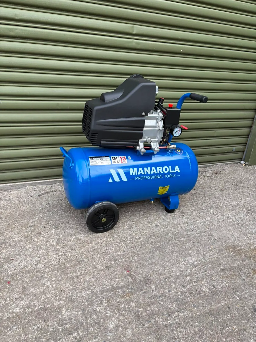 MANAROLA 50 Litre Air Compressor — 2HP - Image 3