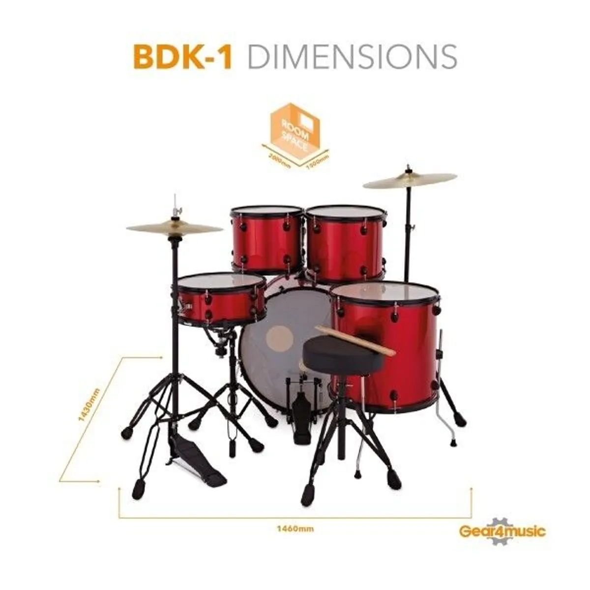 Full size starter drumkit - Image 3
