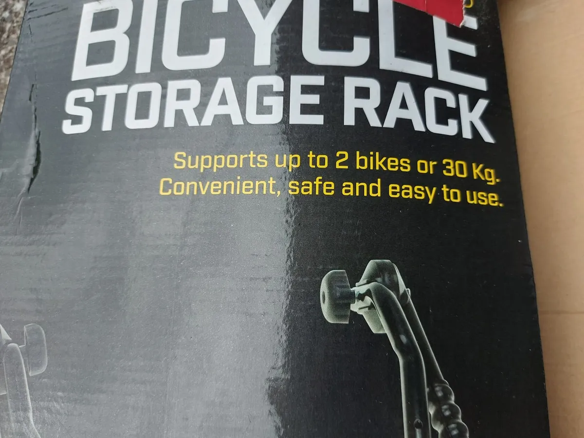 Bicycle storage Rack, supports up to 2 Bikes, 30KG - Image 3