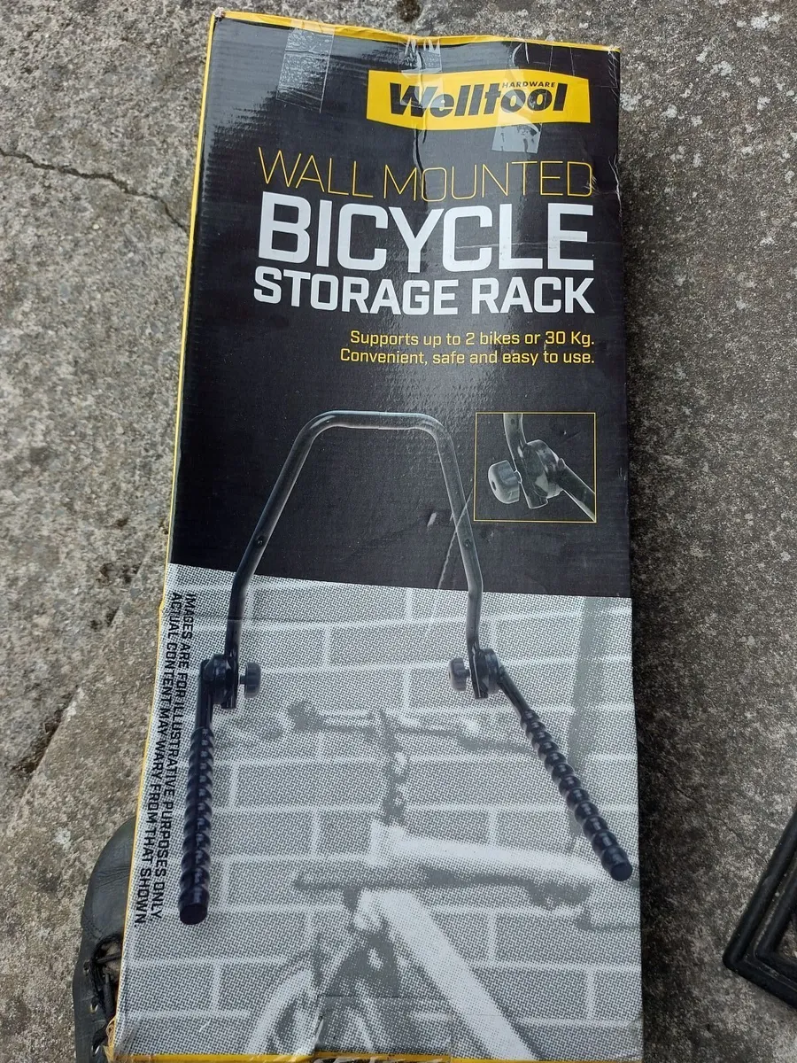 Bicycle storage Rack, supports up to 2 Bikes, 30KG - Image 1