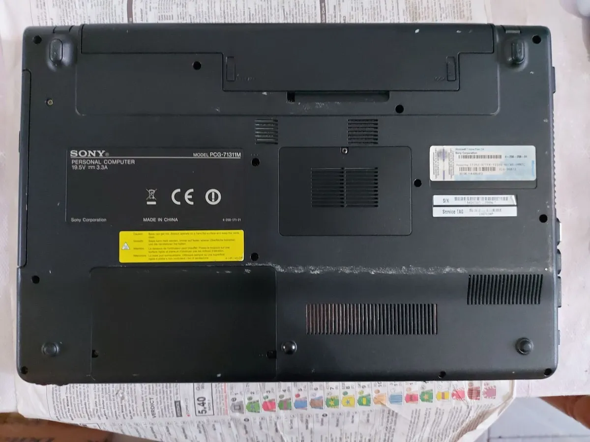SONY VAIO Laptop, 15.6 inch,Model PCG-71311M, Win7 - Image 3