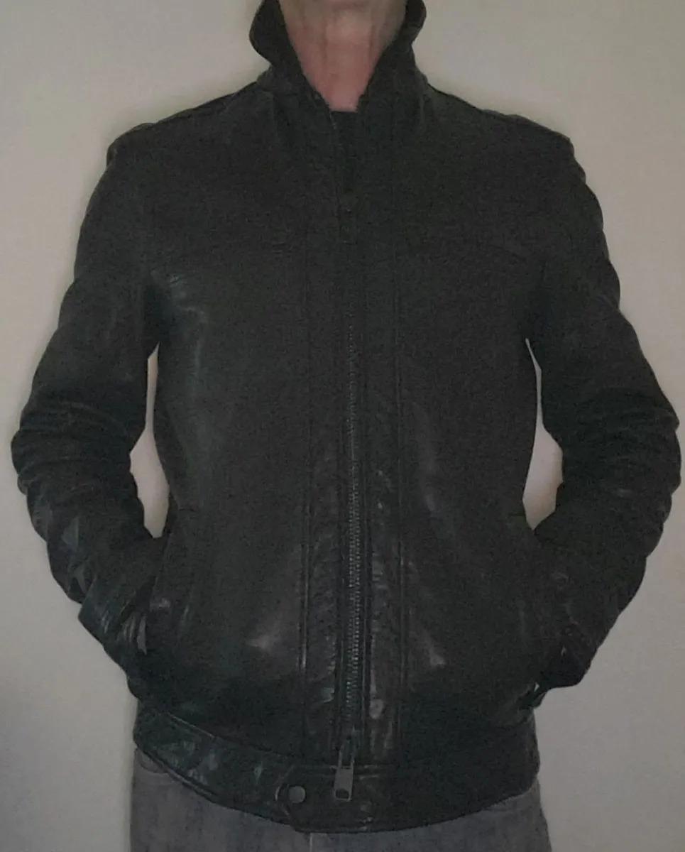 NEW.... AllSaints Black Luck Leather Jacket ...NEW - Image 2
