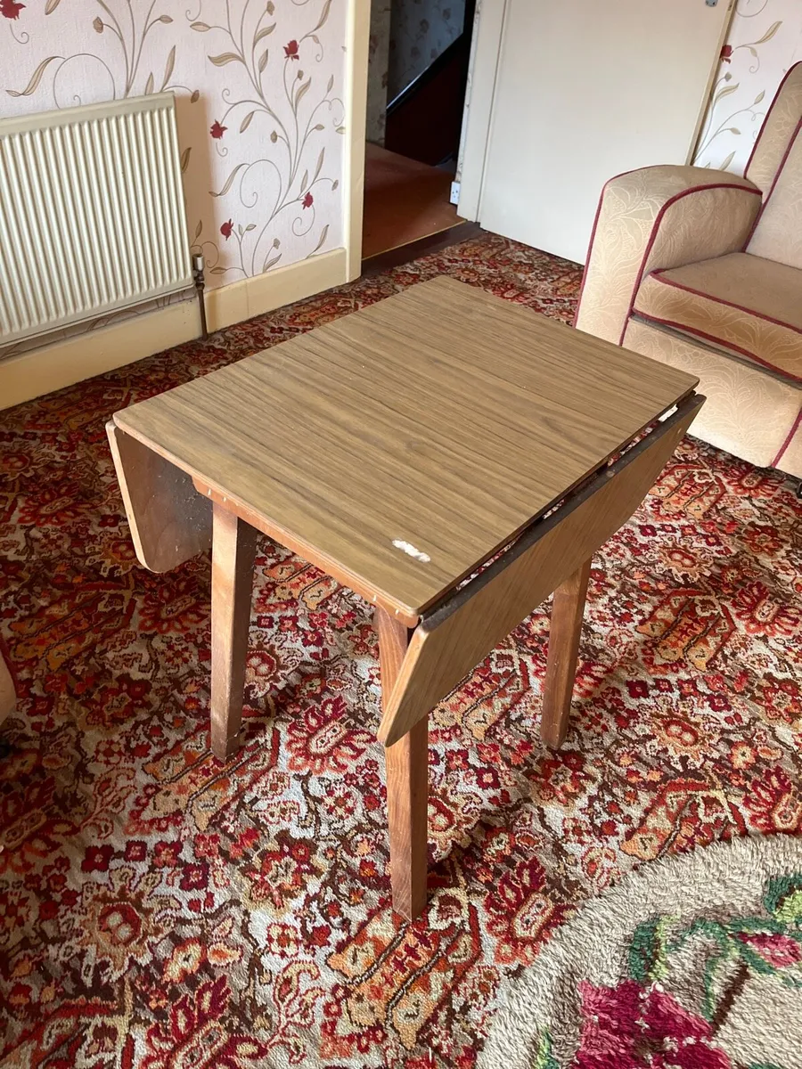 Table, folding with folding drop-leaves - Image 1