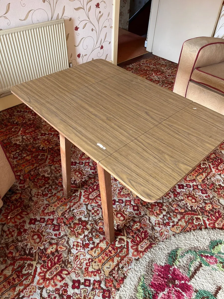 Table, folding with folding drop-leaves - Image 2