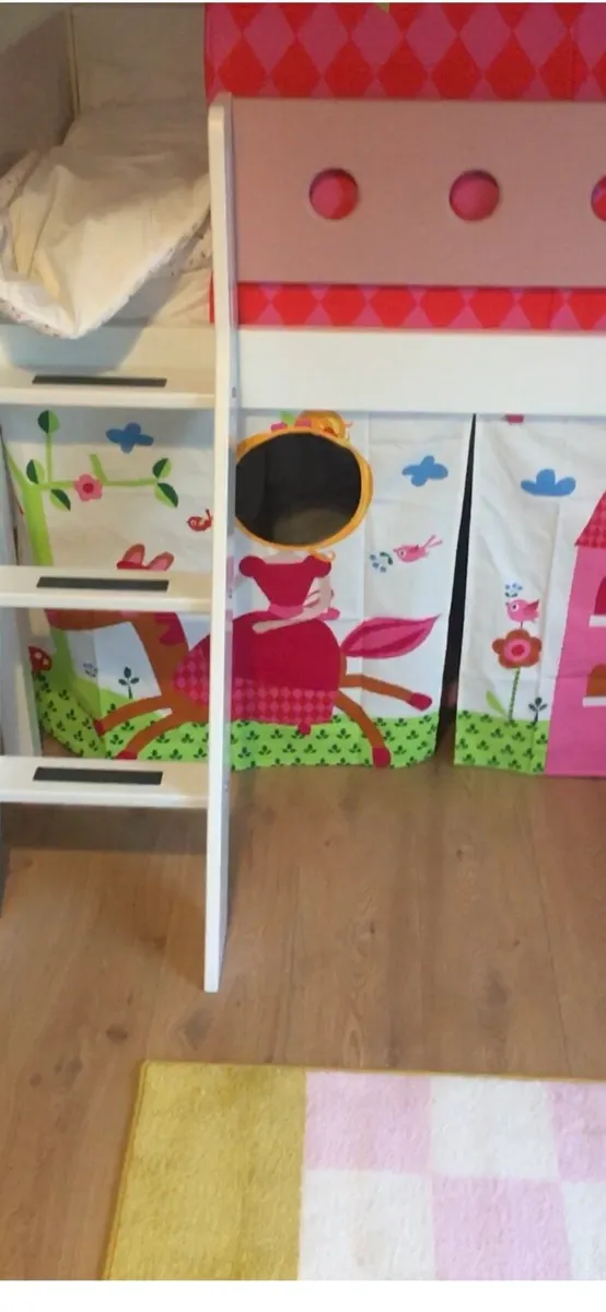 Flexa High Bed with ladder & safety rail - Image 2