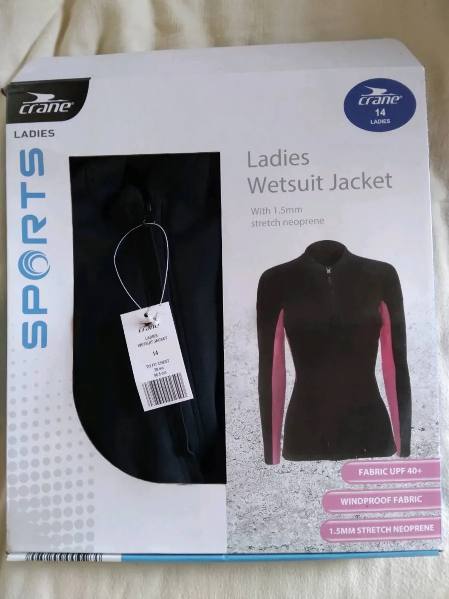 Ladies Wetsuit Jacket.Brand New.Size 14 - Image 1
