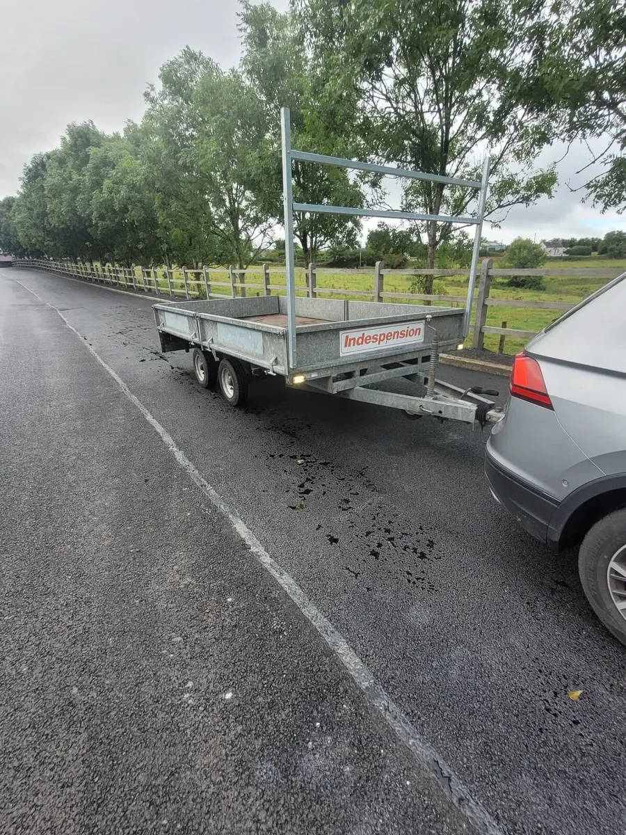 12x6'6 indespesion trailer drop sides fully servic - Image 1