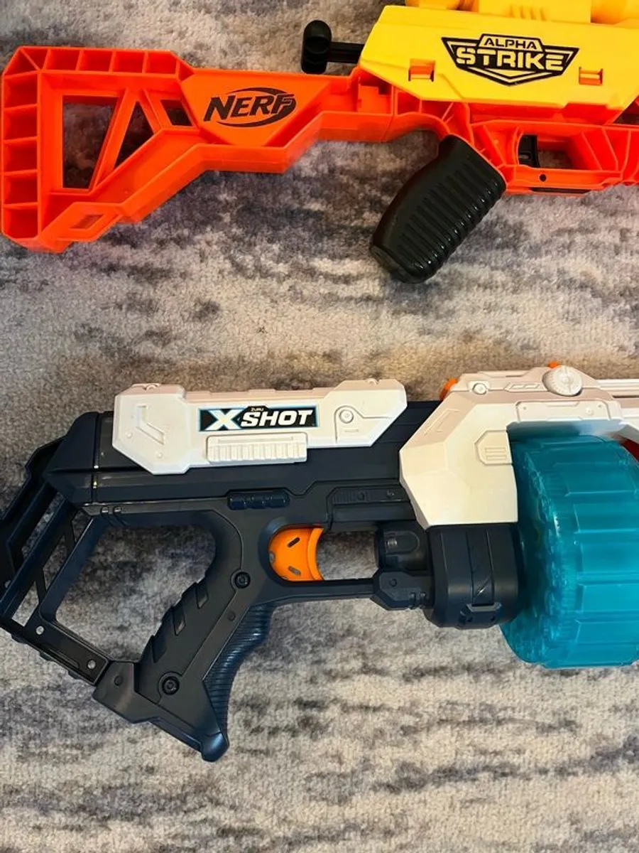 Selection of Nerf Guns and Nerf bullets - Image 2