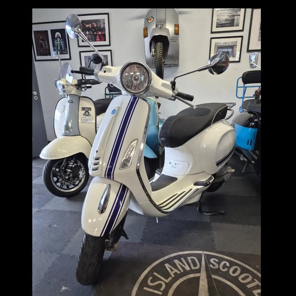 Vespa 50 and RA scooters at scooter island - Image 1
