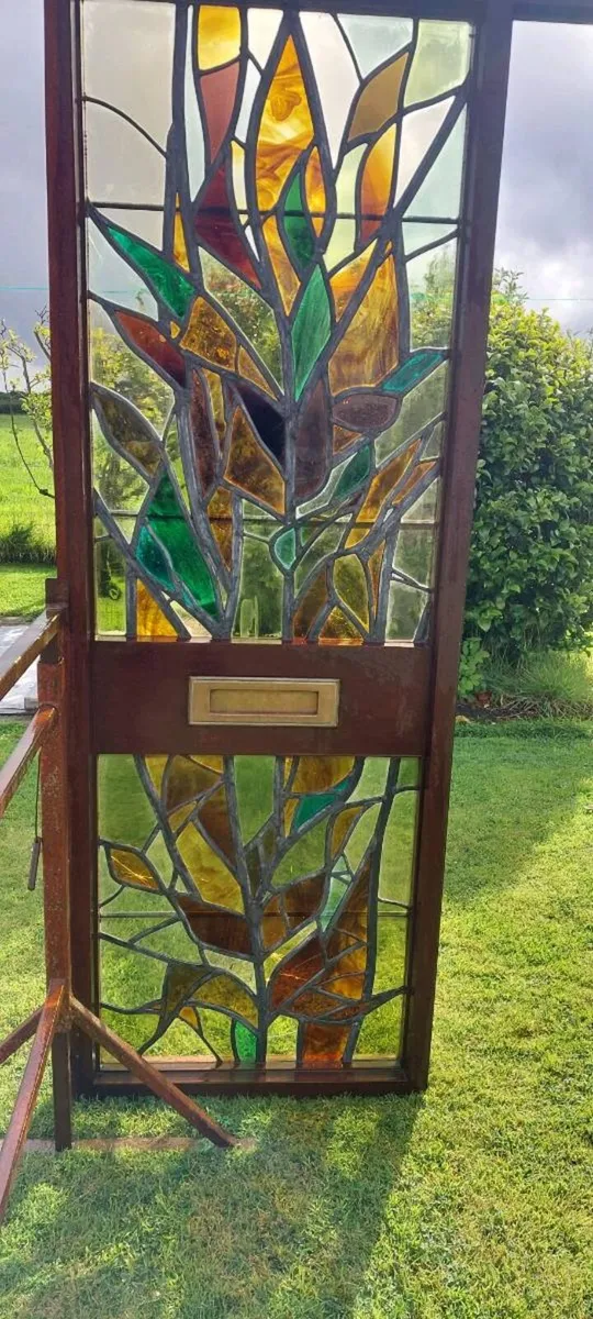 Stained Glass side panel window / frame - Image 2